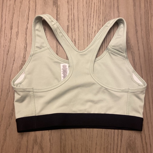 ⭐️ Nike Pro Dri Fit Swoosh Bra White/Black/Black size small - Picture 2 of 5